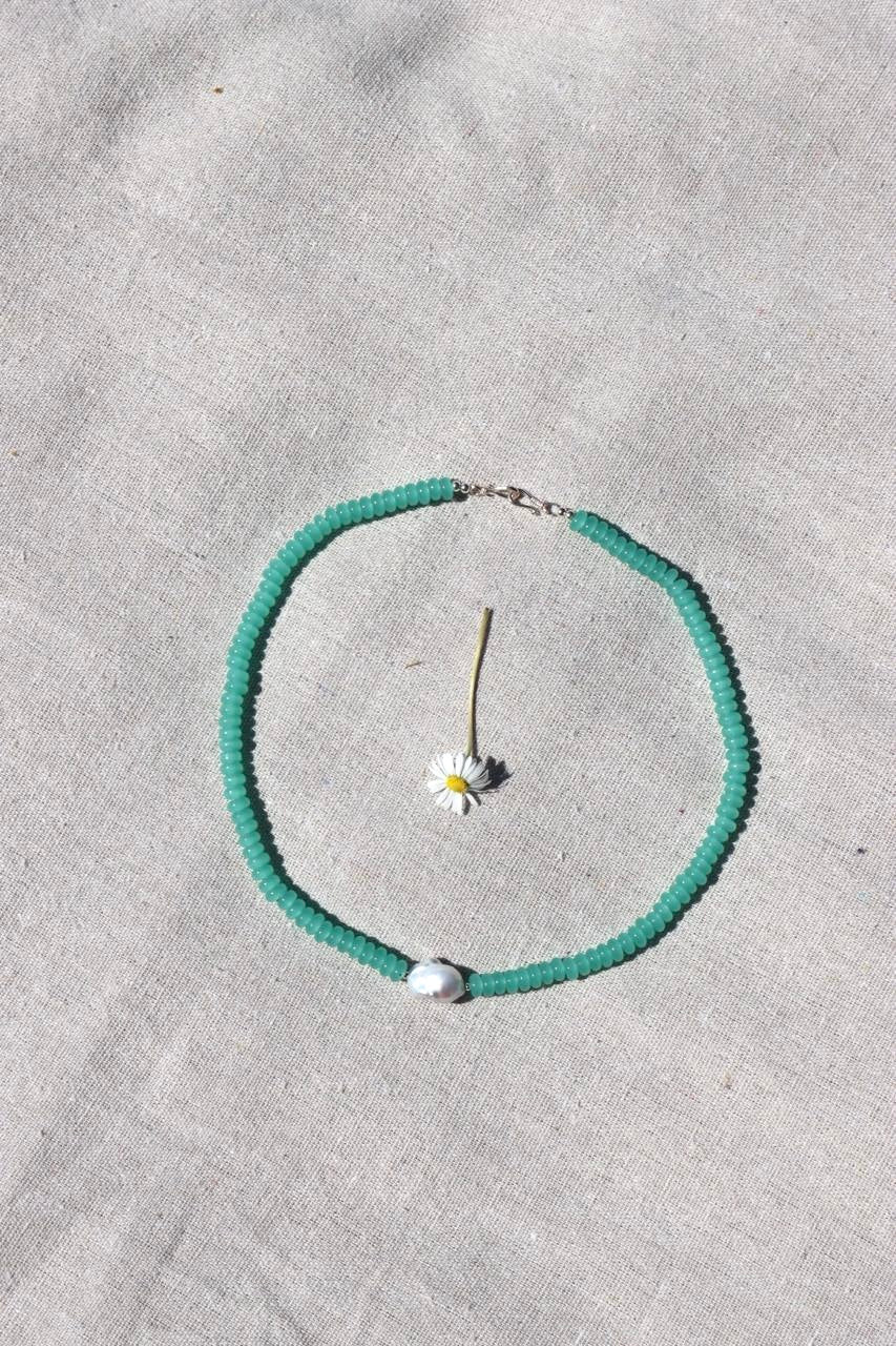 Ethereal Parel Ketting (Groen)