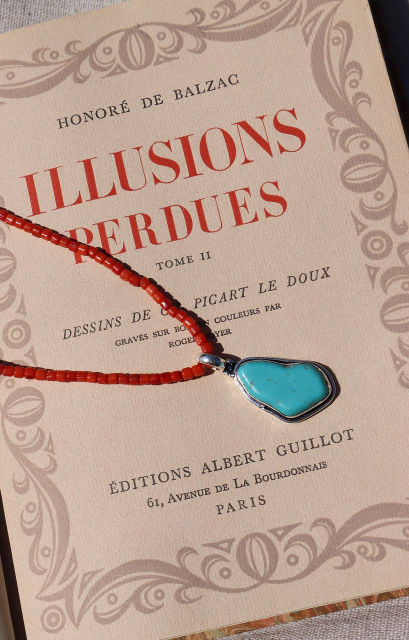 Turquoise Tale Necklace Long (65 cm)