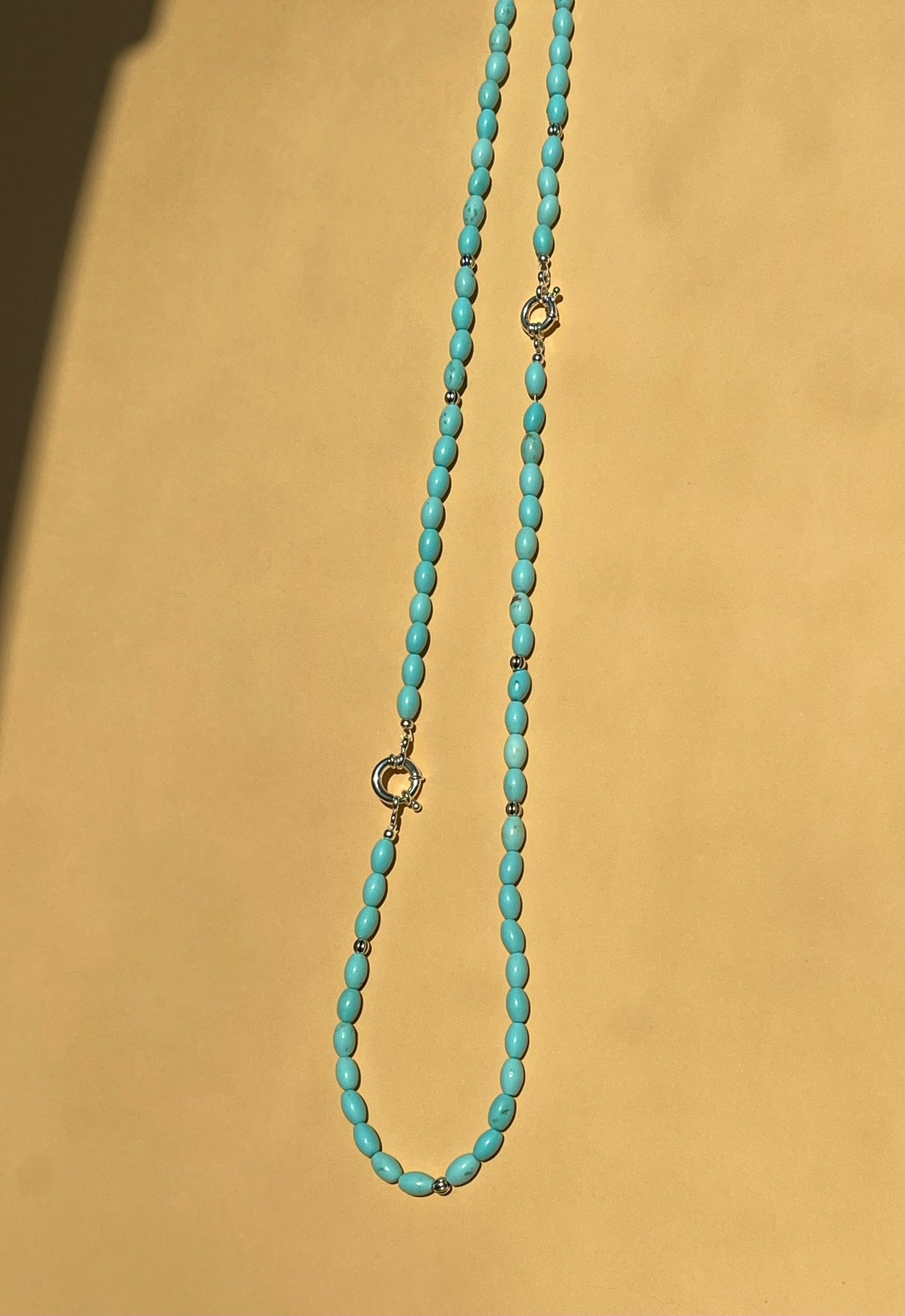Convertible Turquoise Bead Necklace