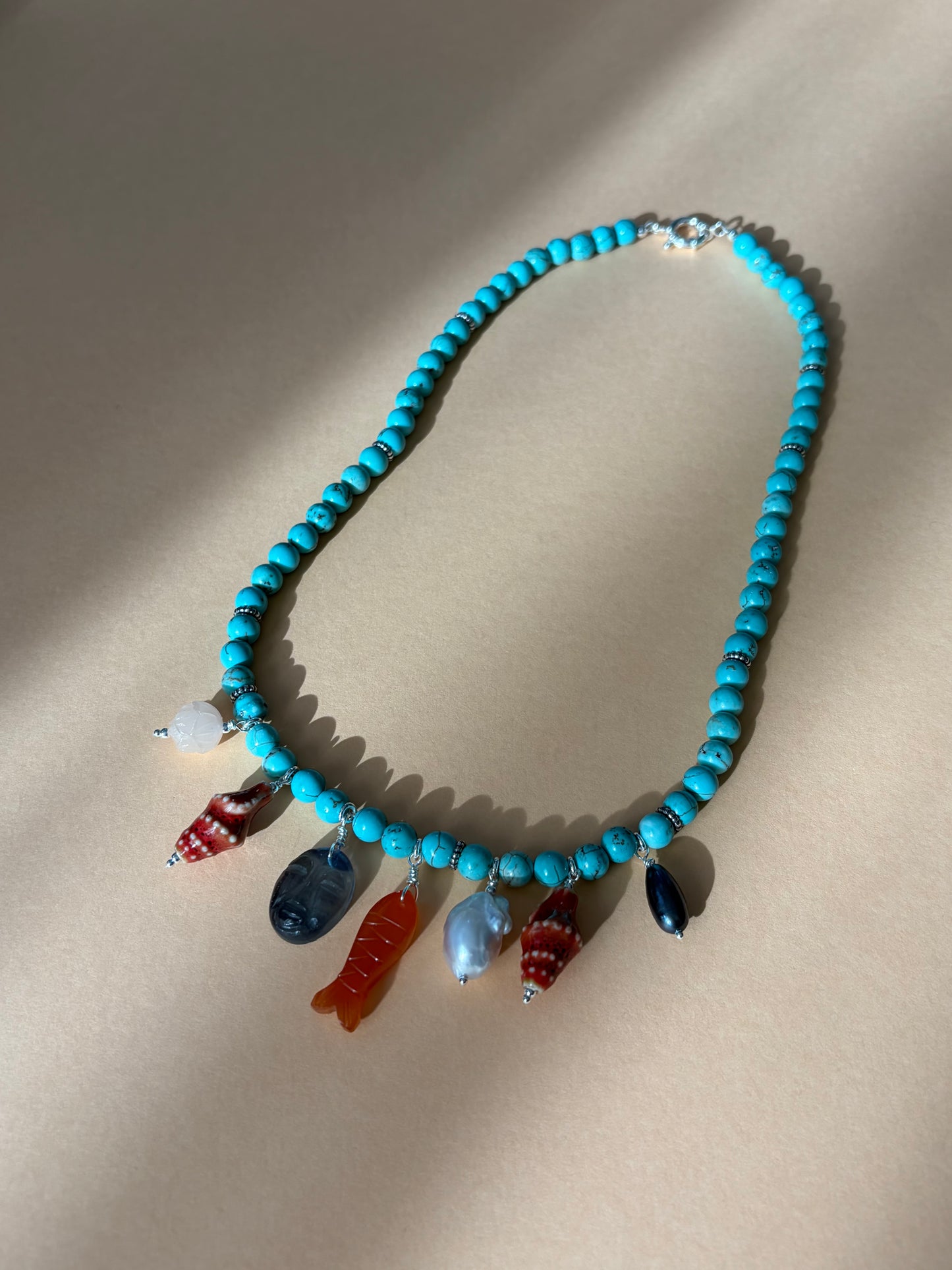 Turquoise Charm Necklace