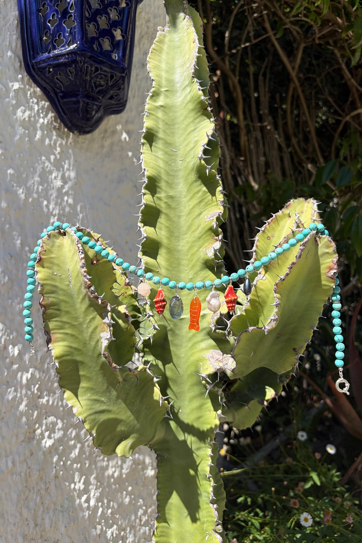 Turquoise Charm Necklace