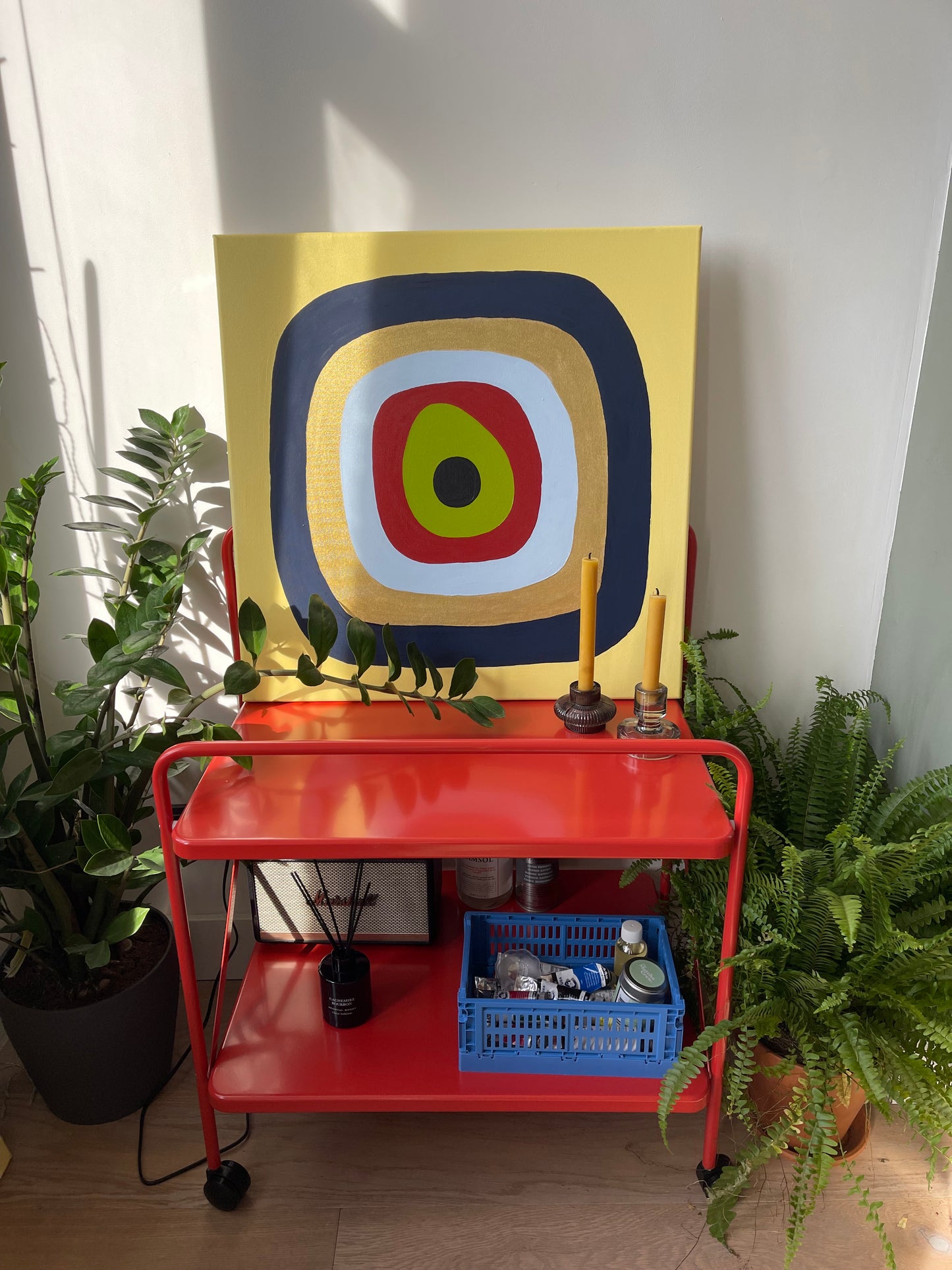 Contemporary Minimalist Canvas, Oil painting 60*60cm