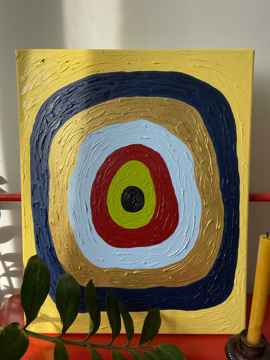 Contemporary Minimalist Canvas, Oil painting 40*50 cm