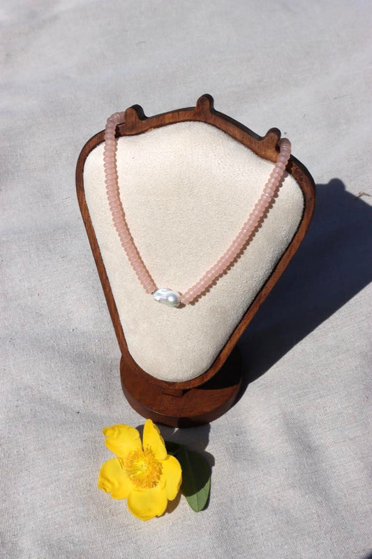 Ethereal Parel Ketting (Roze)