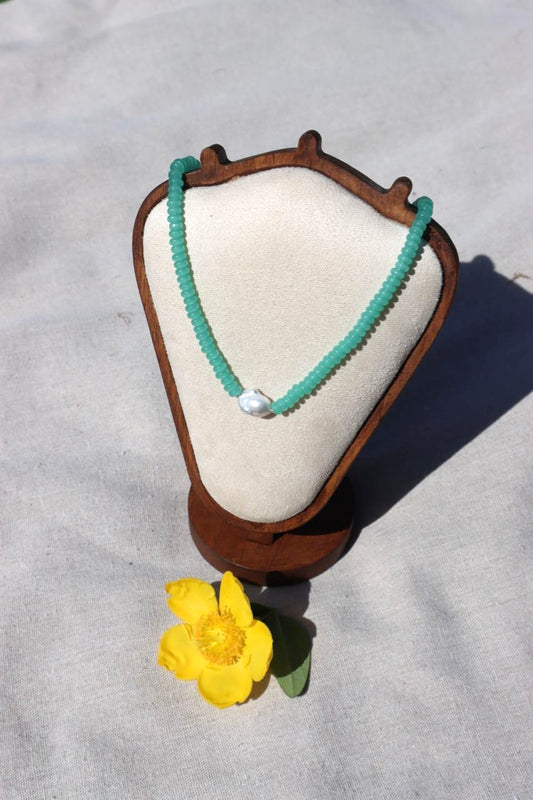 Ethereal Parel Ketting (Groen)